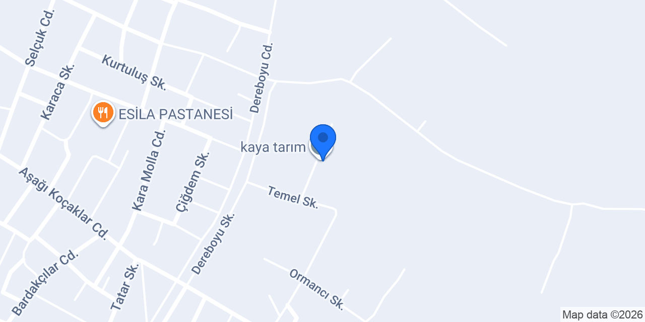 kaya tarım konumu
