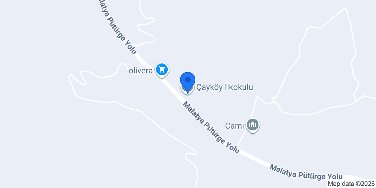 Çayköy İlkokulu konumu