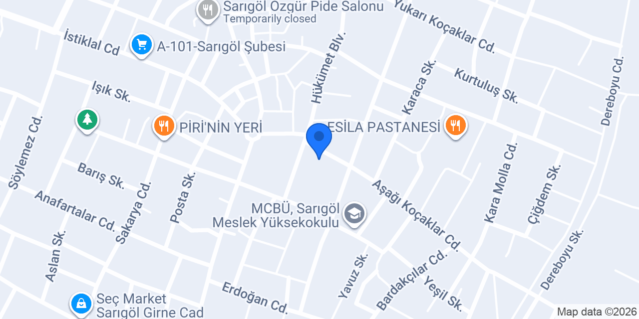 GIT-GIT CHİCKEN HORON KÖFTE SARIGÖL konumu