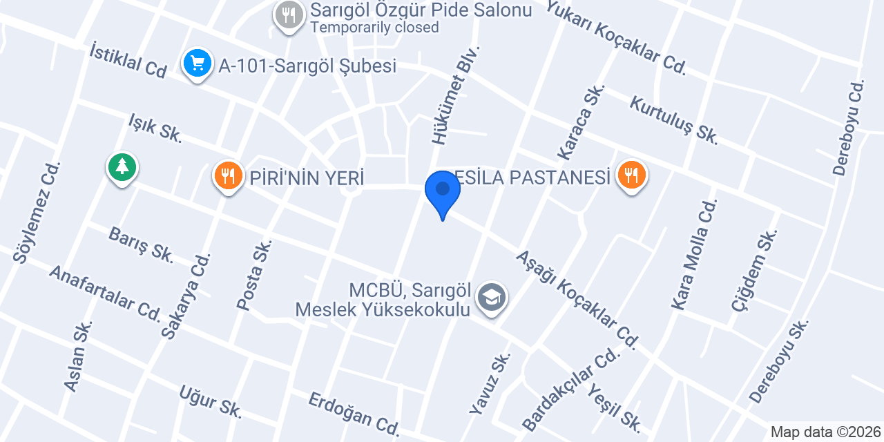 Kocabaş Oğlu Börek konumu