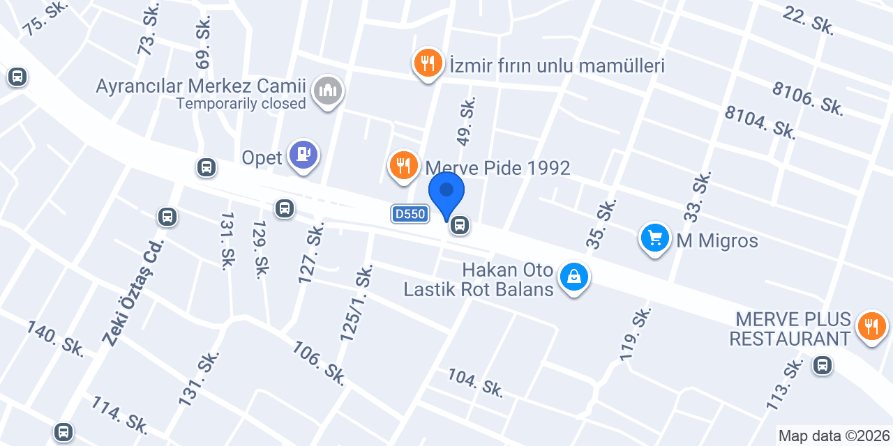 MMSE DürümosAyrancılar konumu