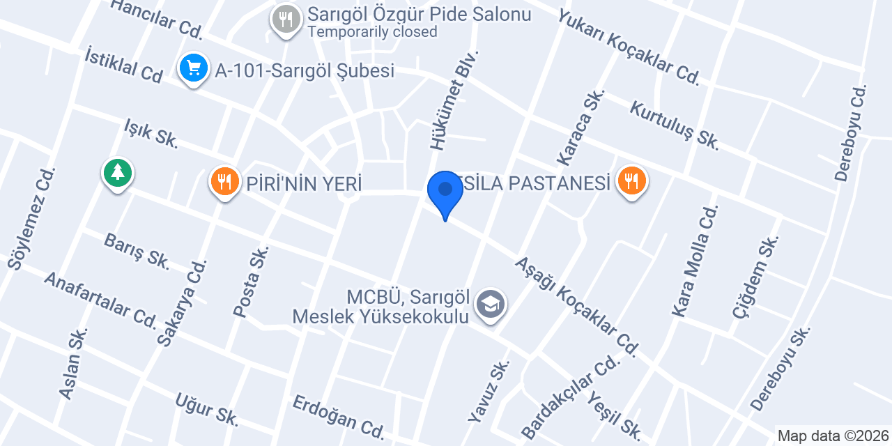 Sarıgöl jeoteknik konumu