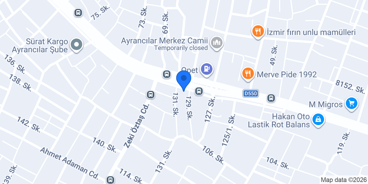 Ayrancılar taksi Çimen taksi konumu