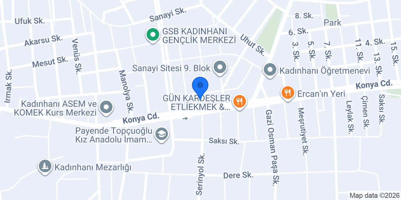 yurtseven Garaj42 konumu