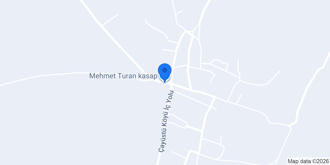 Mehmet Turan kasap konumu