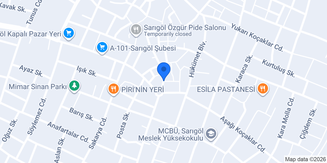 Klinik Psikolog Gülce Koca konumu