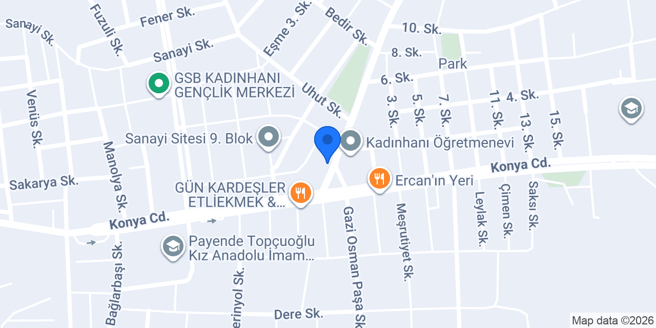 YAYLA YEMCİLİK Mehmet SİNEK konumu