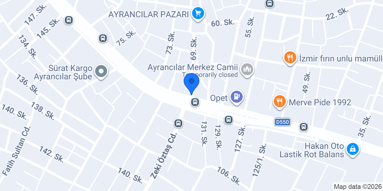 Sınırsız Kanatçım Ayrancılar konumu