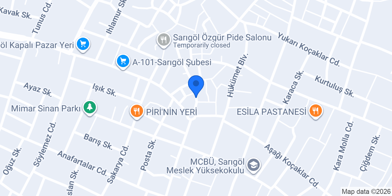 Güneş Eczanesi konumu