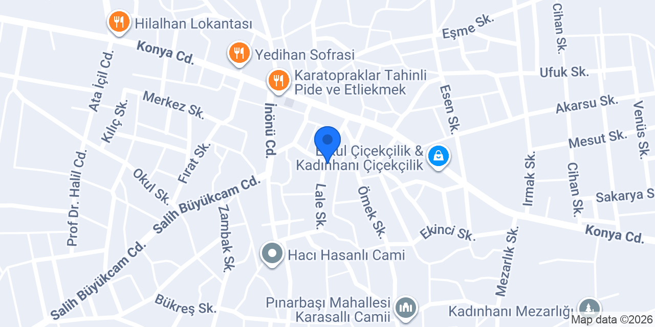 İNCEKAYA sıhhi tesisat konumu