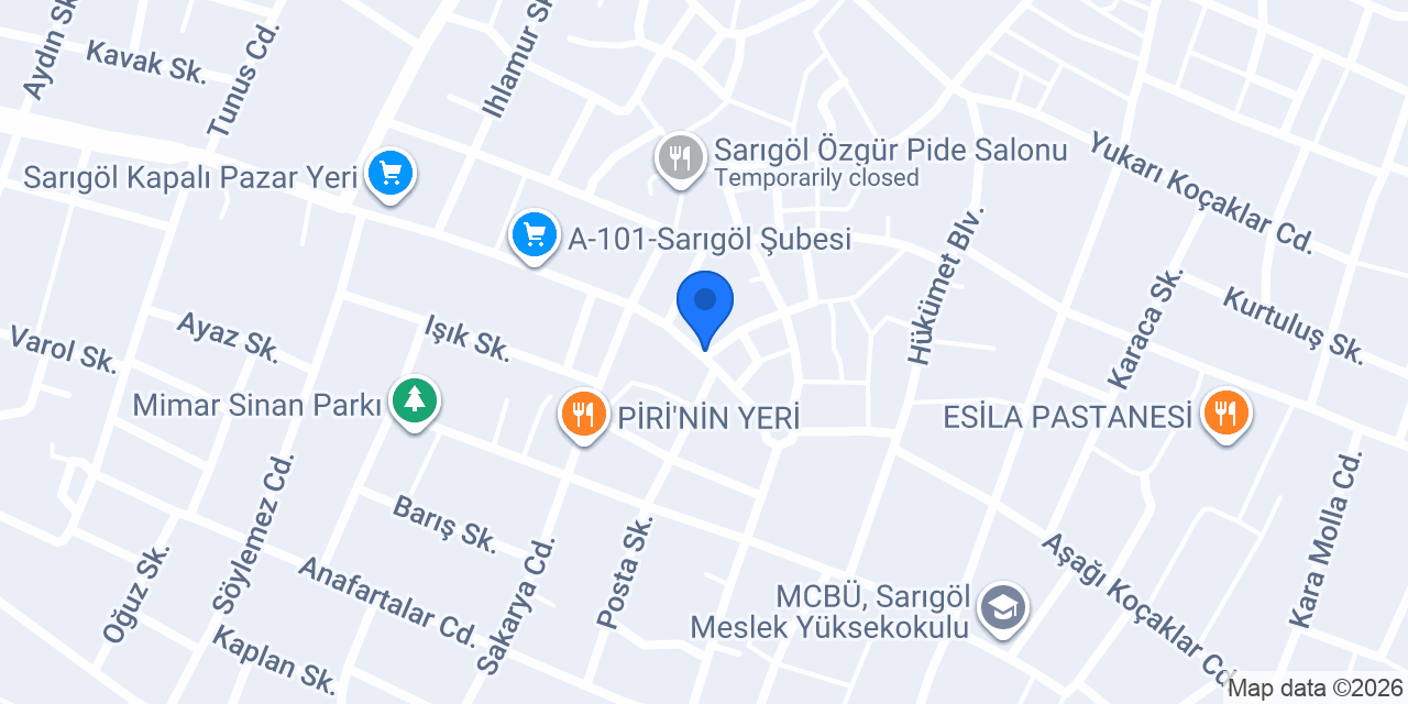 Park Taksi konumu