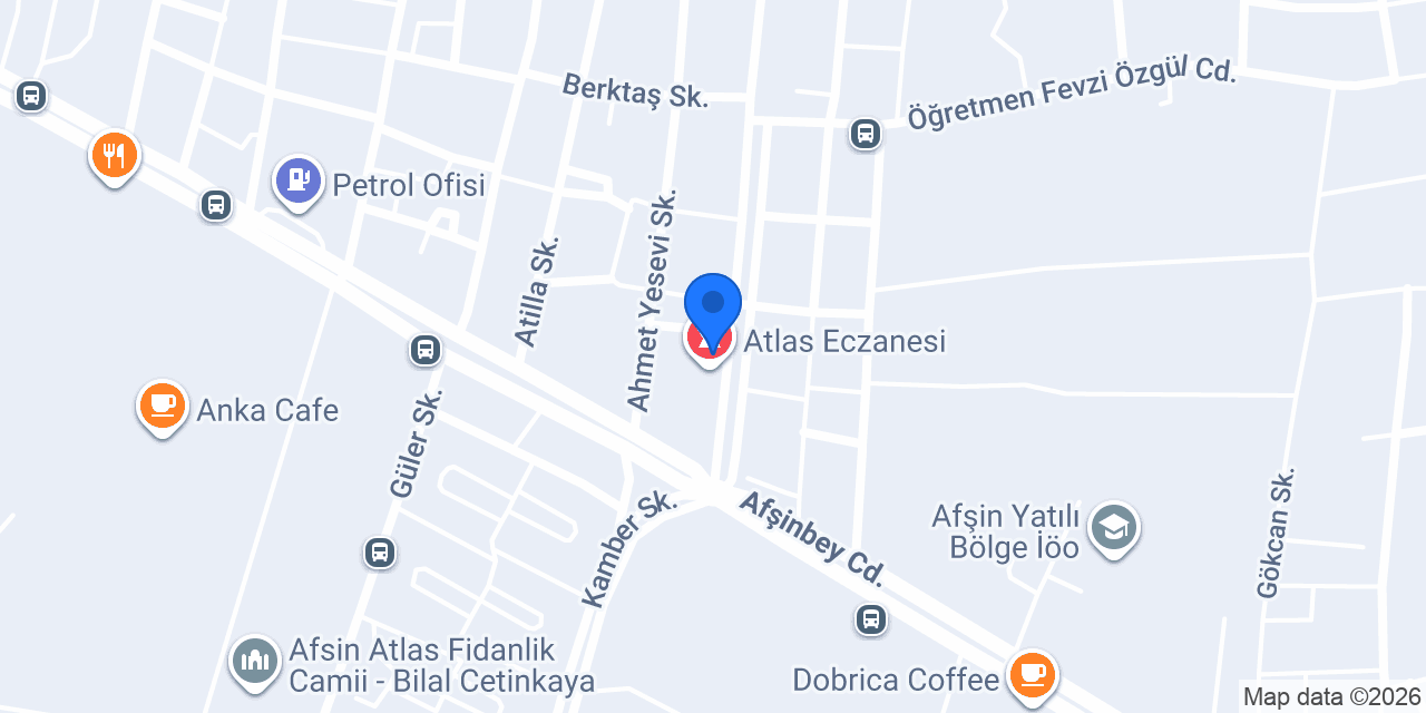 Afşin Çiğköfte konumu