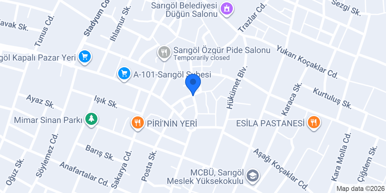 Yeni Doktoroğlu Eczanesi konumu