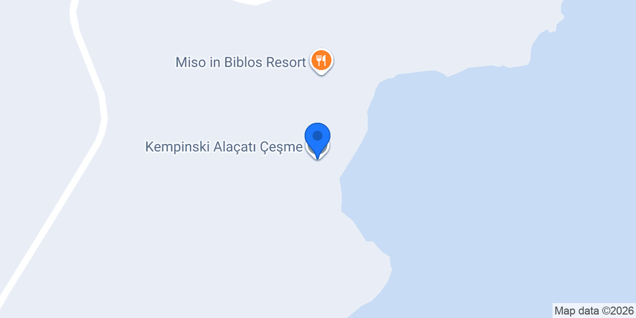 Kempinski Alaçatı Çeşme konumu