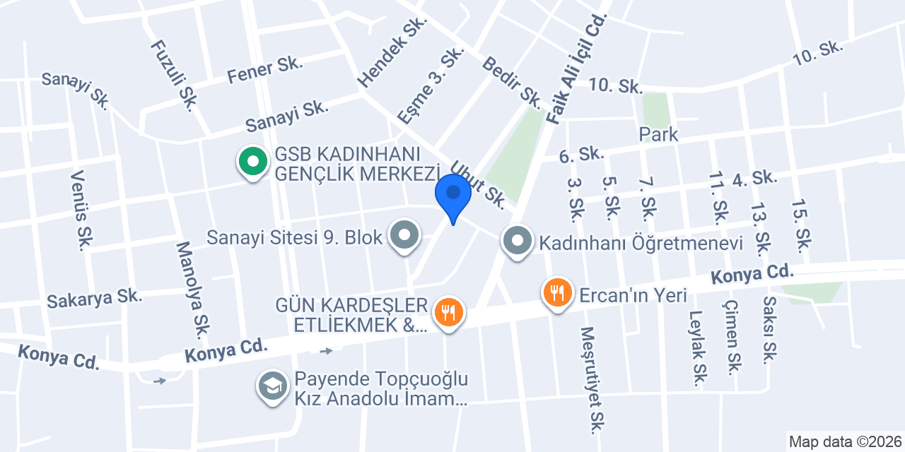 Koçer Mobilya&Dekorasyon konumu