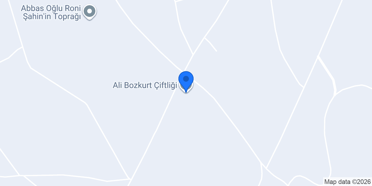 Ali Bozkurt Çiftliği konumu