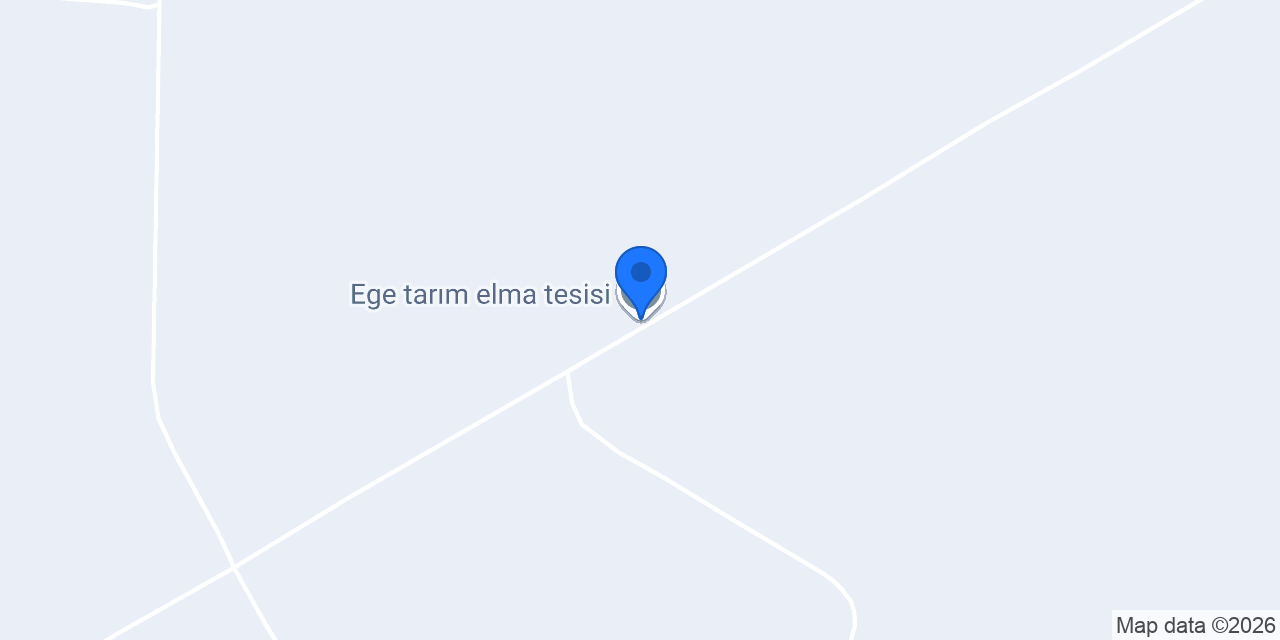 Ege tarım elma tesisi konumu