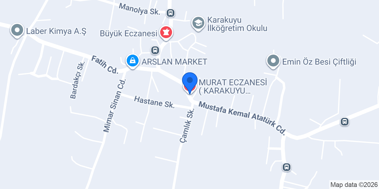 MURAT ECZANESİ ( KARAKUYU -TORBALI ) konumu