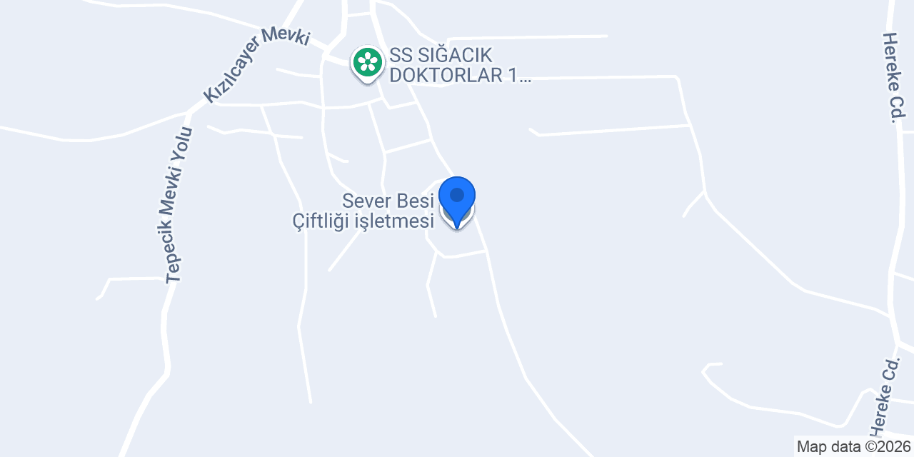 Sever Besi Çiftliği işletmesi konumu
