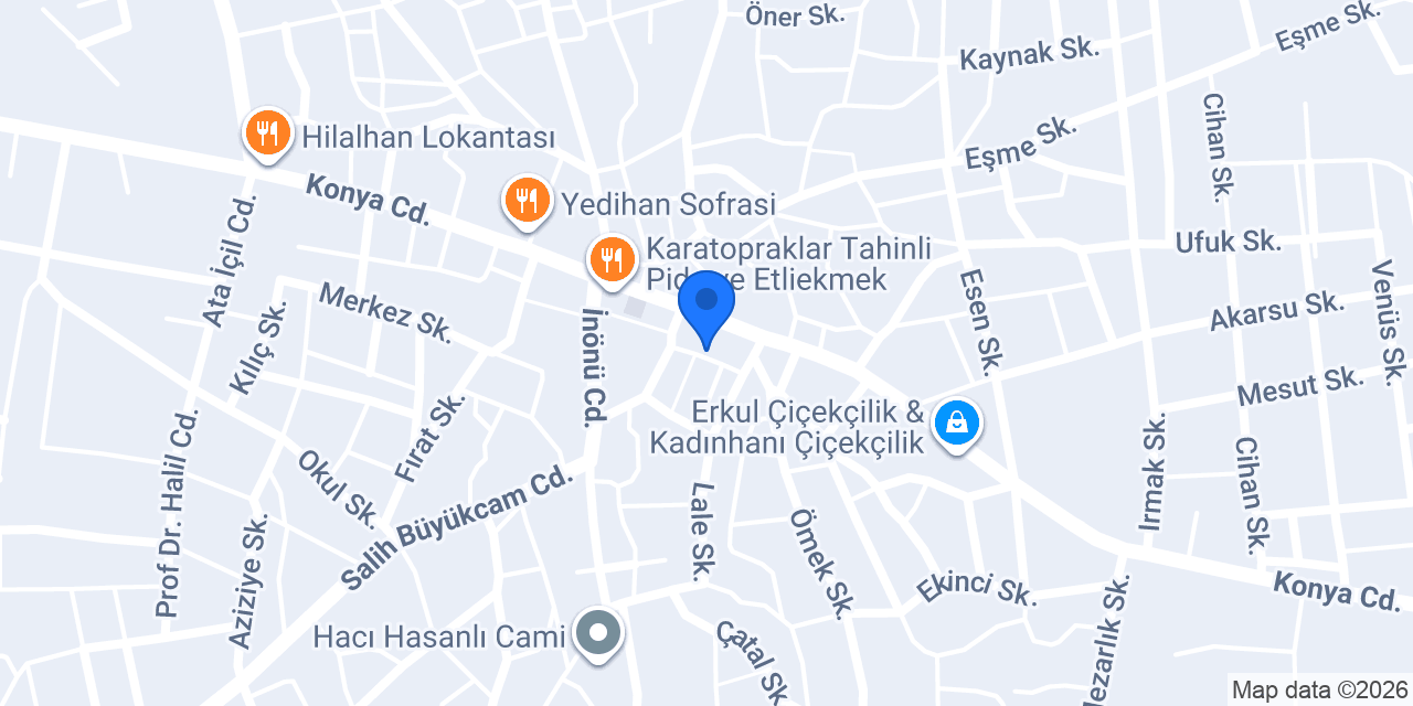 Deniz etli pide konumu