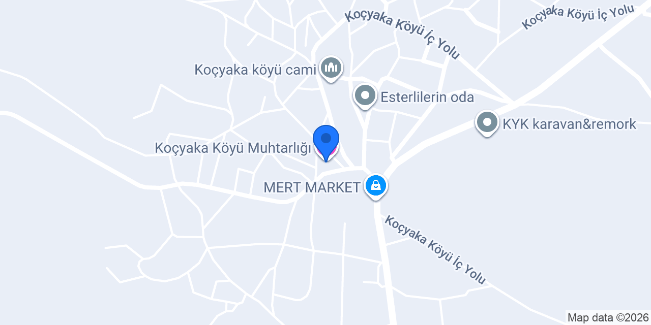 Koçyaka Köyü Muhtarlığı konumu