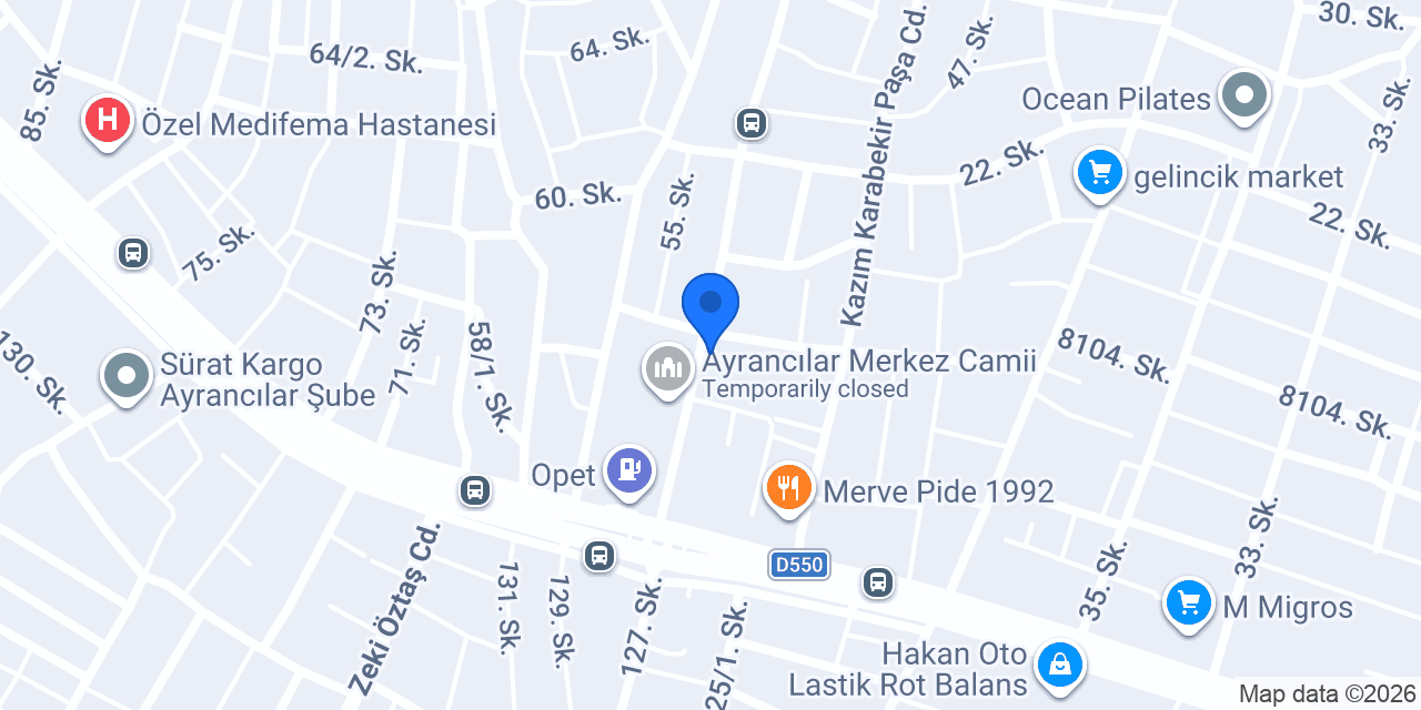 DOĞA KIRTASİYE konumu