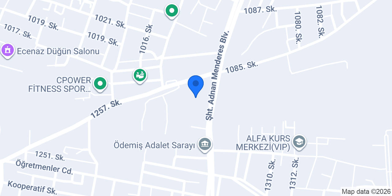 Ödemiş M Tipi Cezaevi konumu