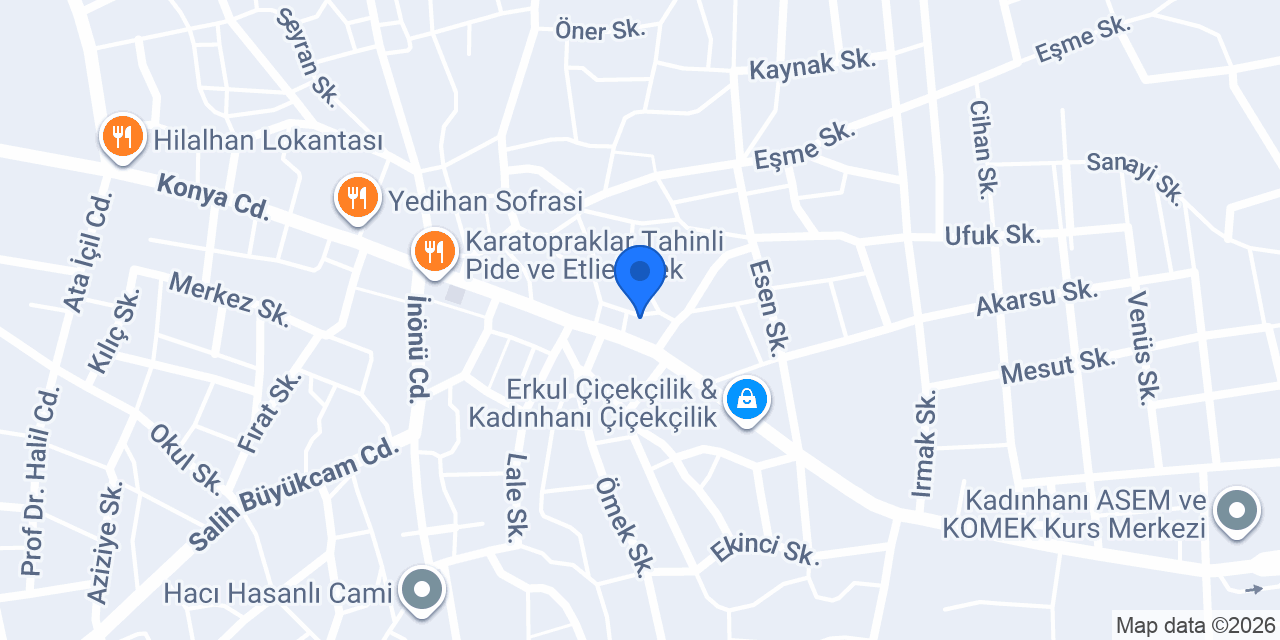 Turhan pide konumu
