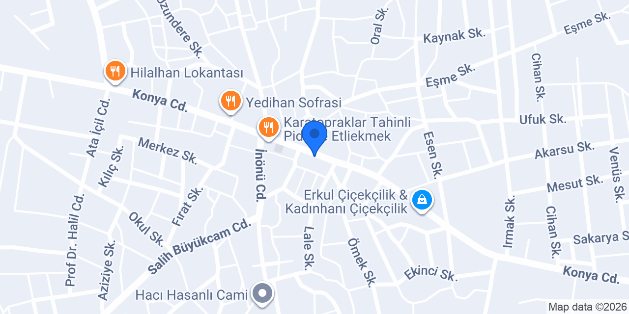 Hicret Hırdavat HASAN AKÇA konumu