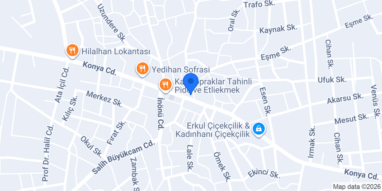 Özmen erkek kuaförü konumu