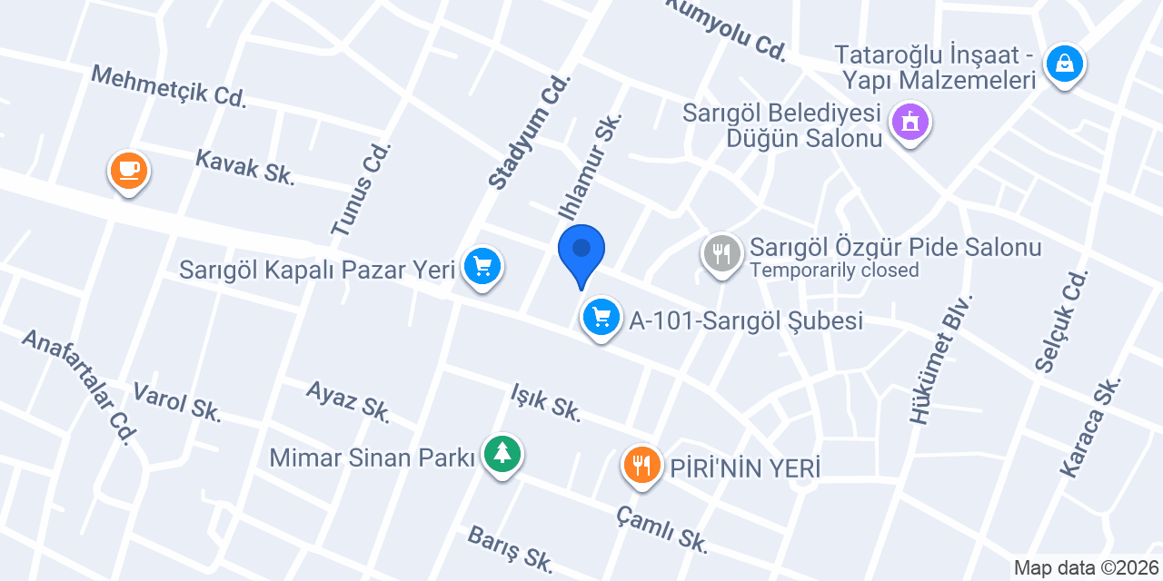 Çetin Av Bayi-2 konumu