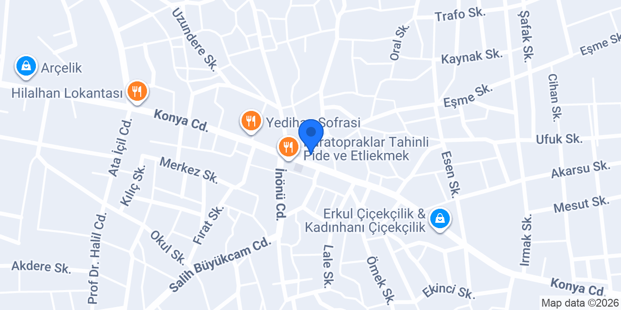 Kadınhanı Han Optik konumu