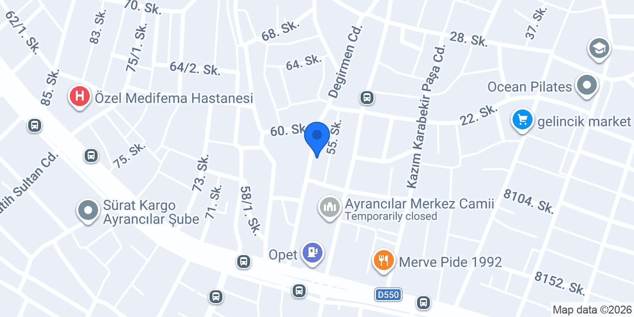 En Gözde Ucuzluk Pazarı konumu