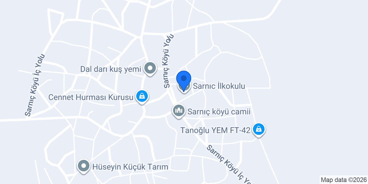 Sarnıc İlkokulu konumu