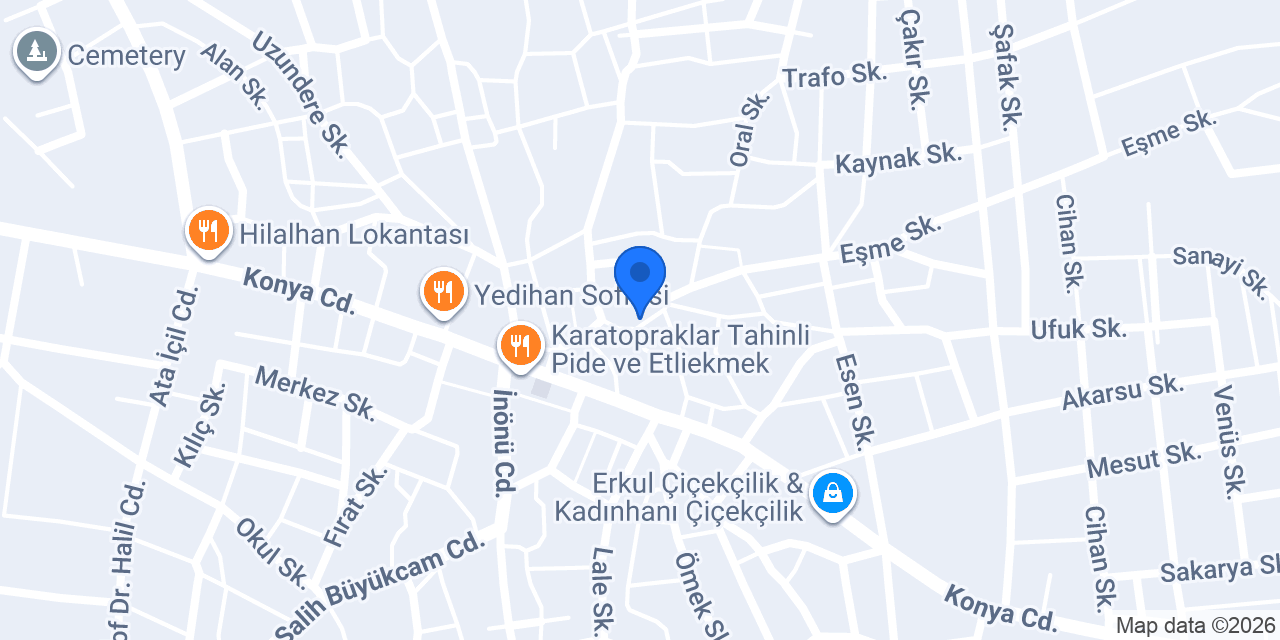 Güney Veteriner Kliniği konumu