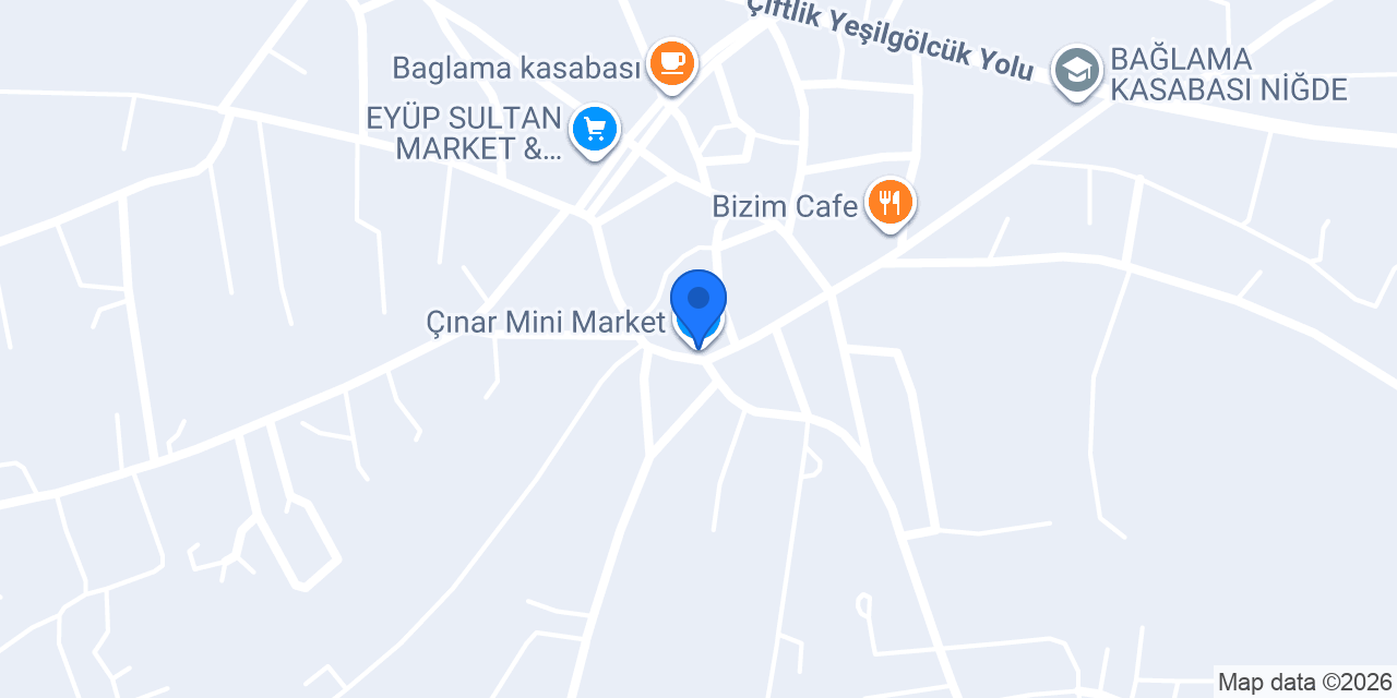 Çınar Mini Market konumu