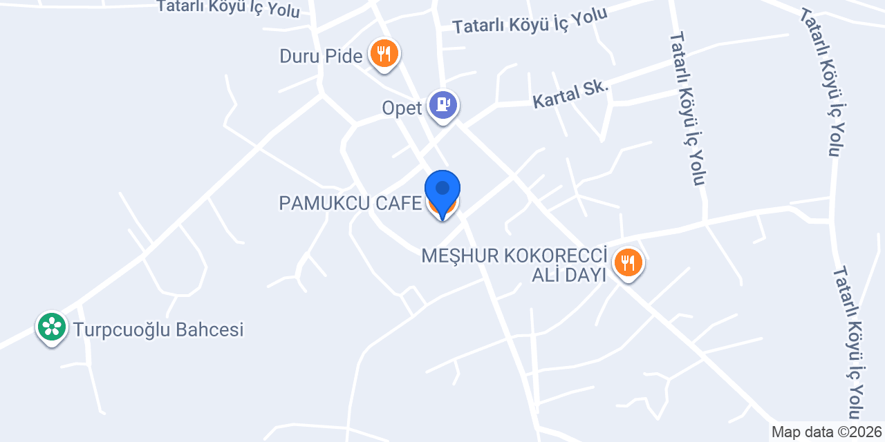 PAMUKCU CAFE konumu