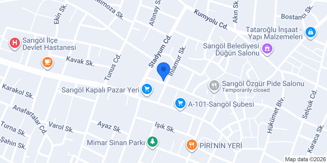 SARIGÖL MOBİLYA konumu