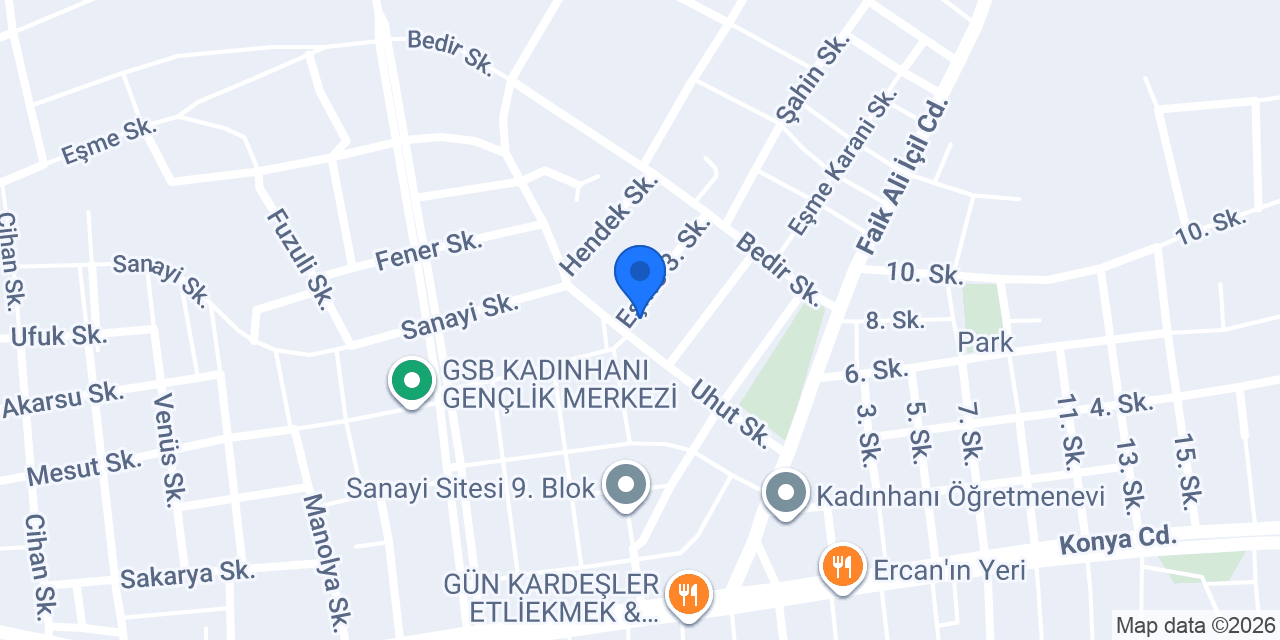 Yurtseven Tarım Makinaları konumu
