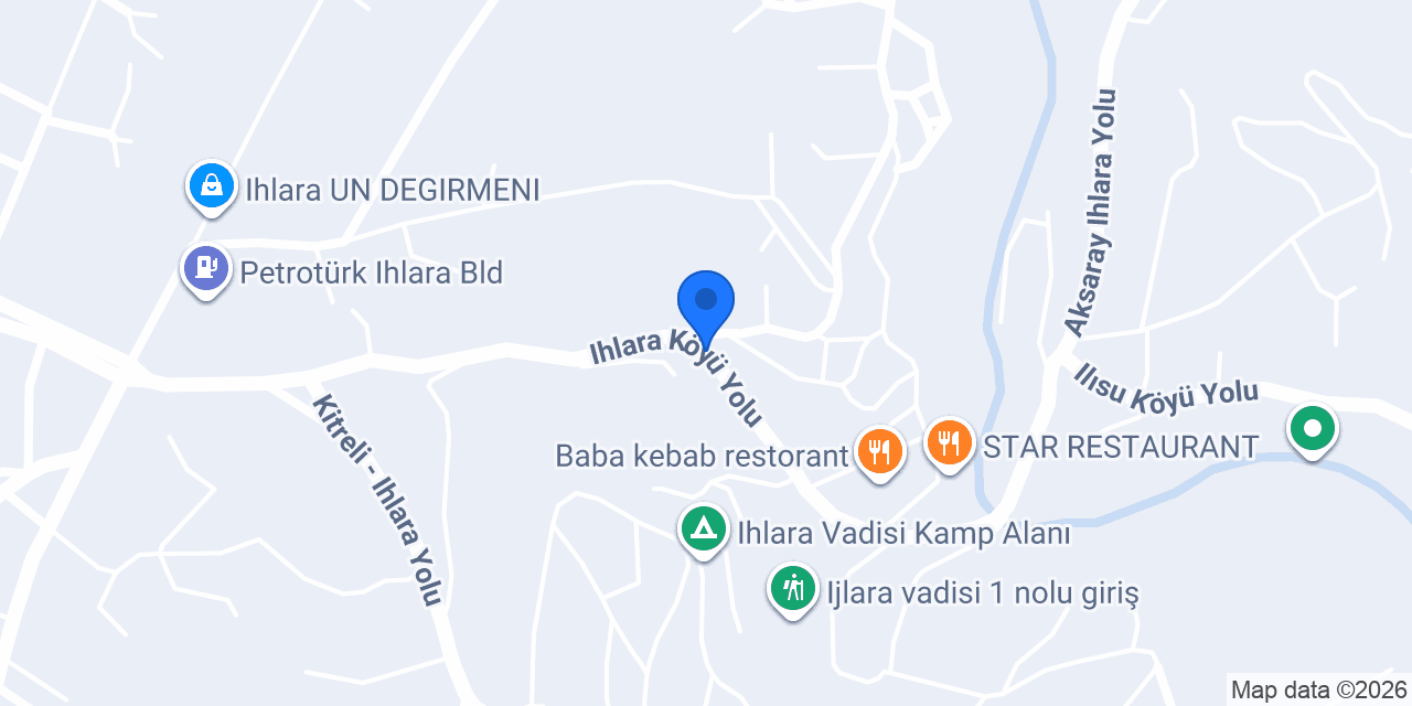 Ihlara Sağlık Ocağı konumu