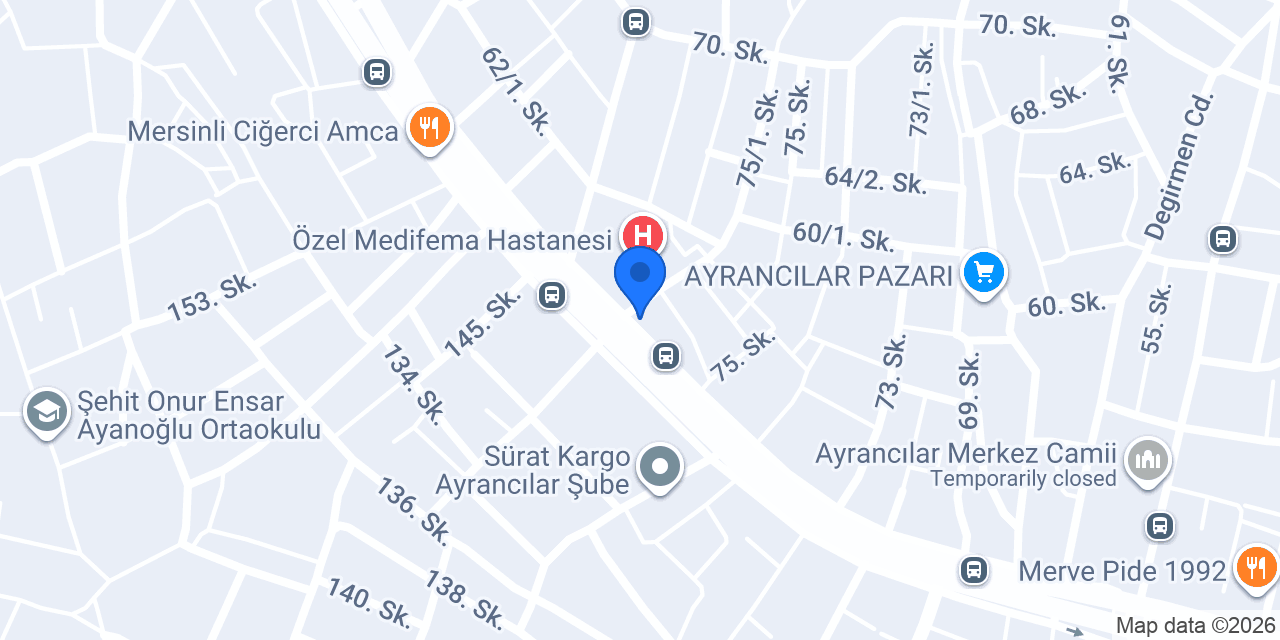 Güven Eczanesi Ayrancılar konumu