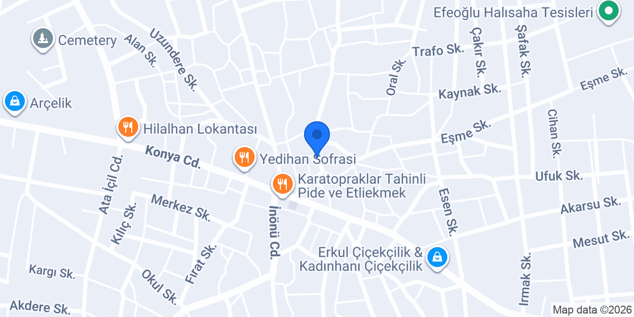Çetin Motors konumu