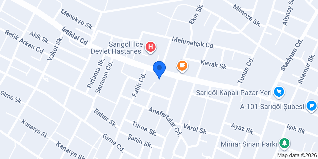 Çetin Psikoloji Danışmanlık Merkezi konumu