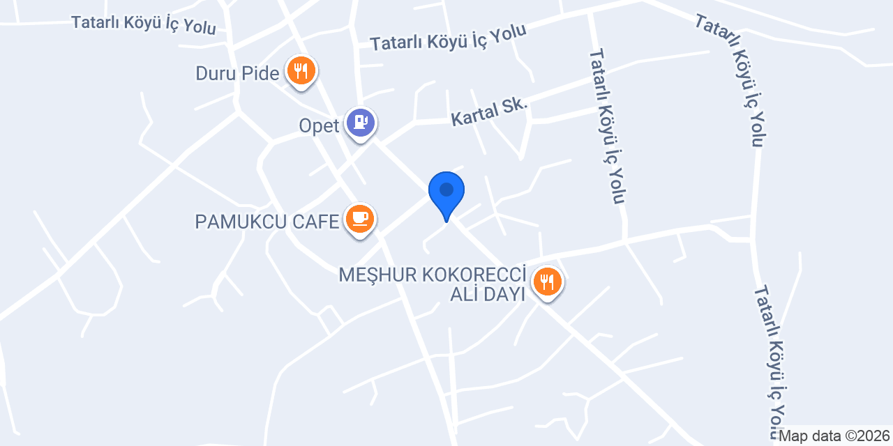 Ptt-tatarlı Şubesi konumu