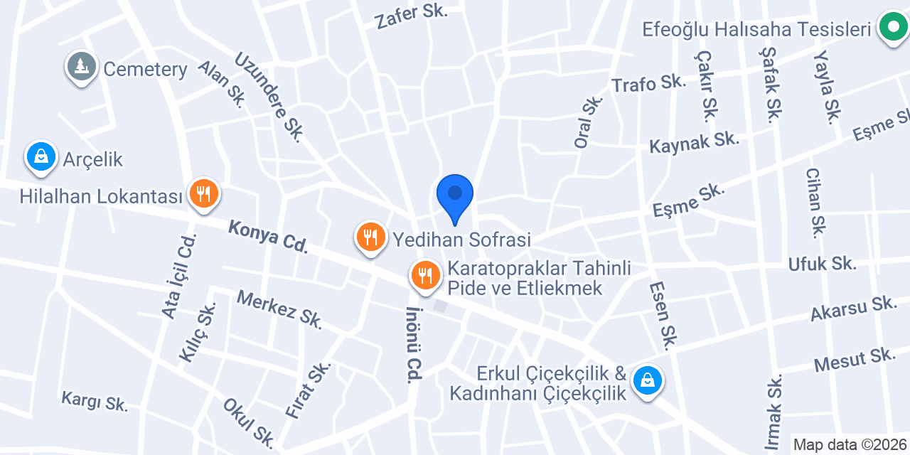 HOCAOĞLU VETERİNER KLİNİĞİ konumu