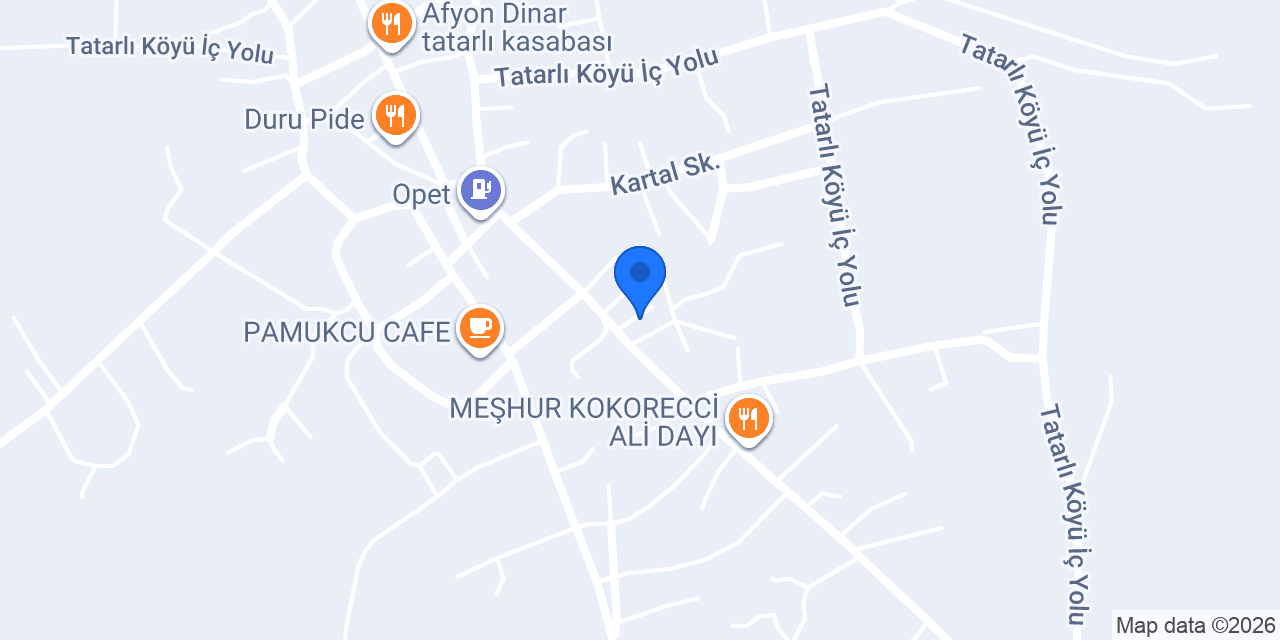 Tatarlı park kahvesi konumu