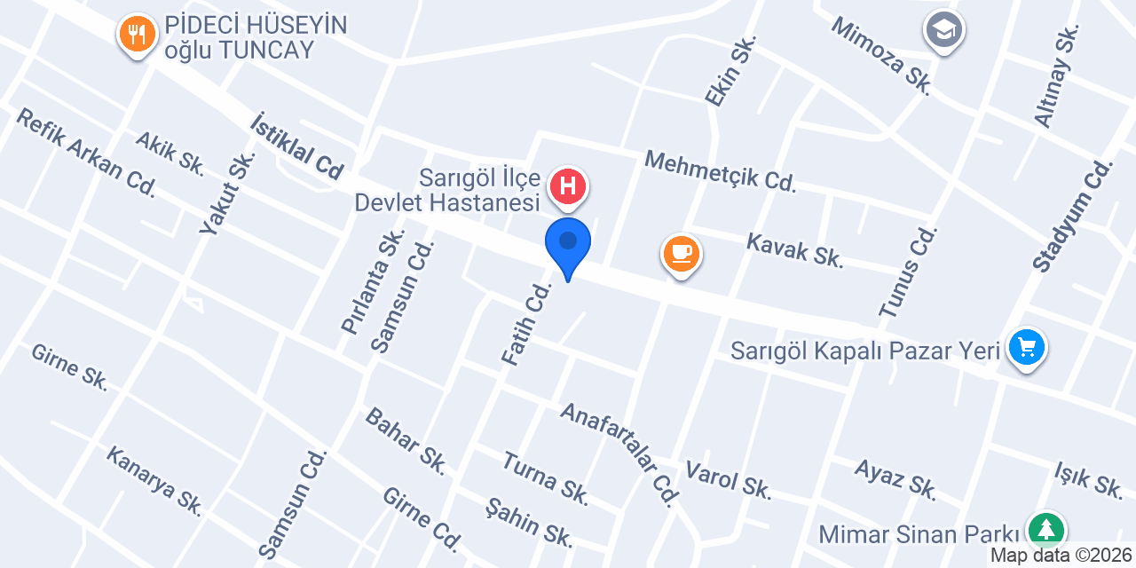 Cadde Eczanesi konumu