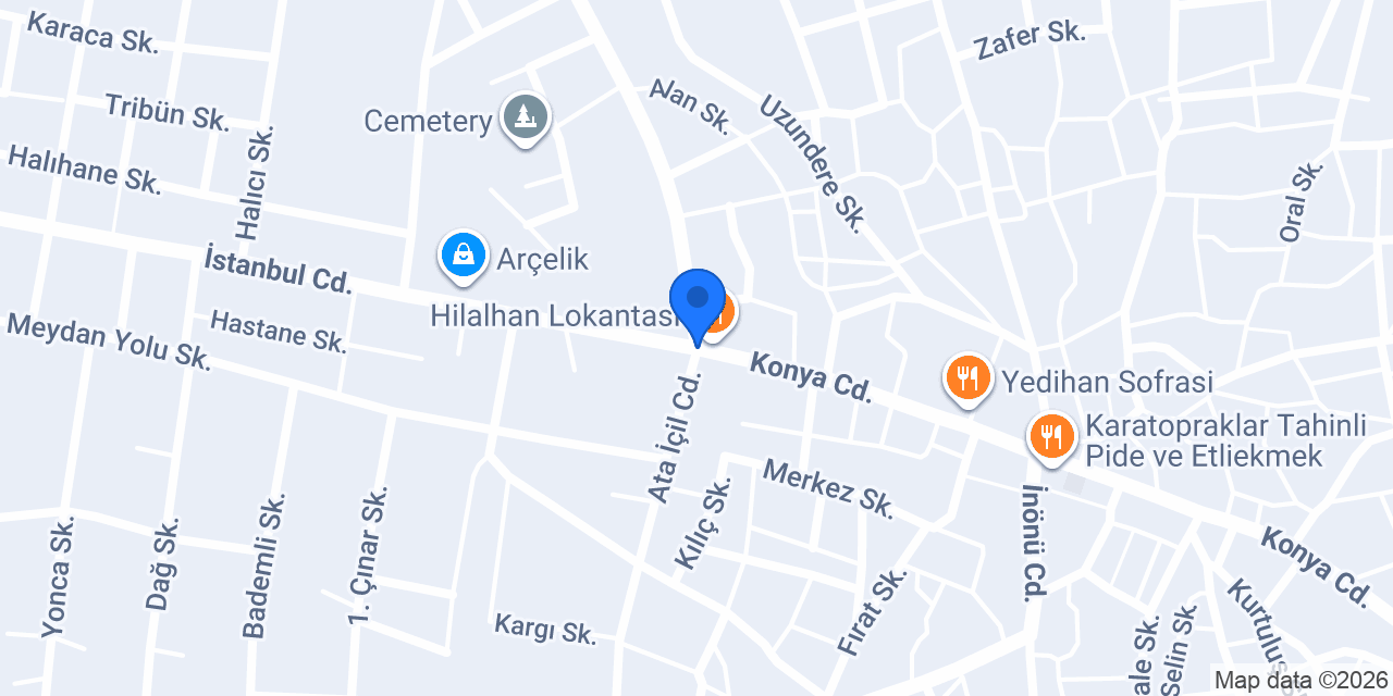 Toprak Mahsülleri Ofisi konumu
