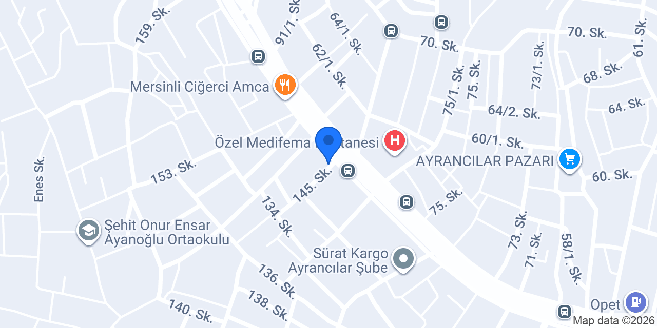 Kahve Deryası Ayrancılar konumu