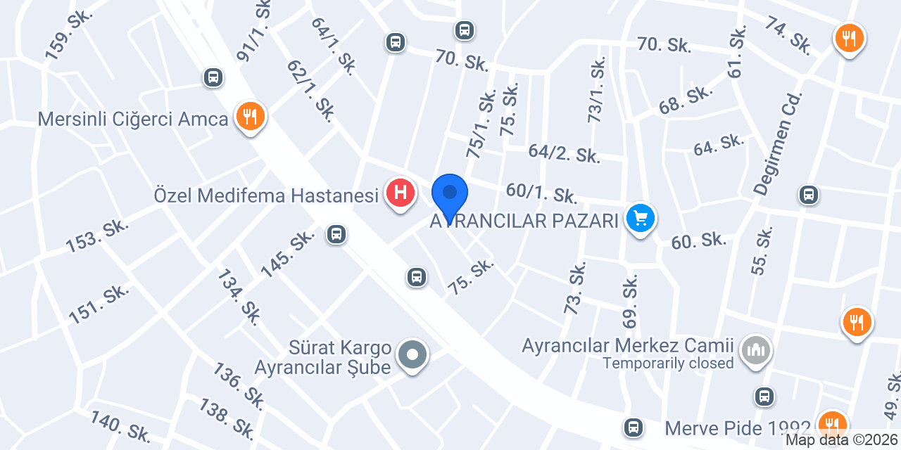 SİMYA EMLAK AYRANCILAR konumu
